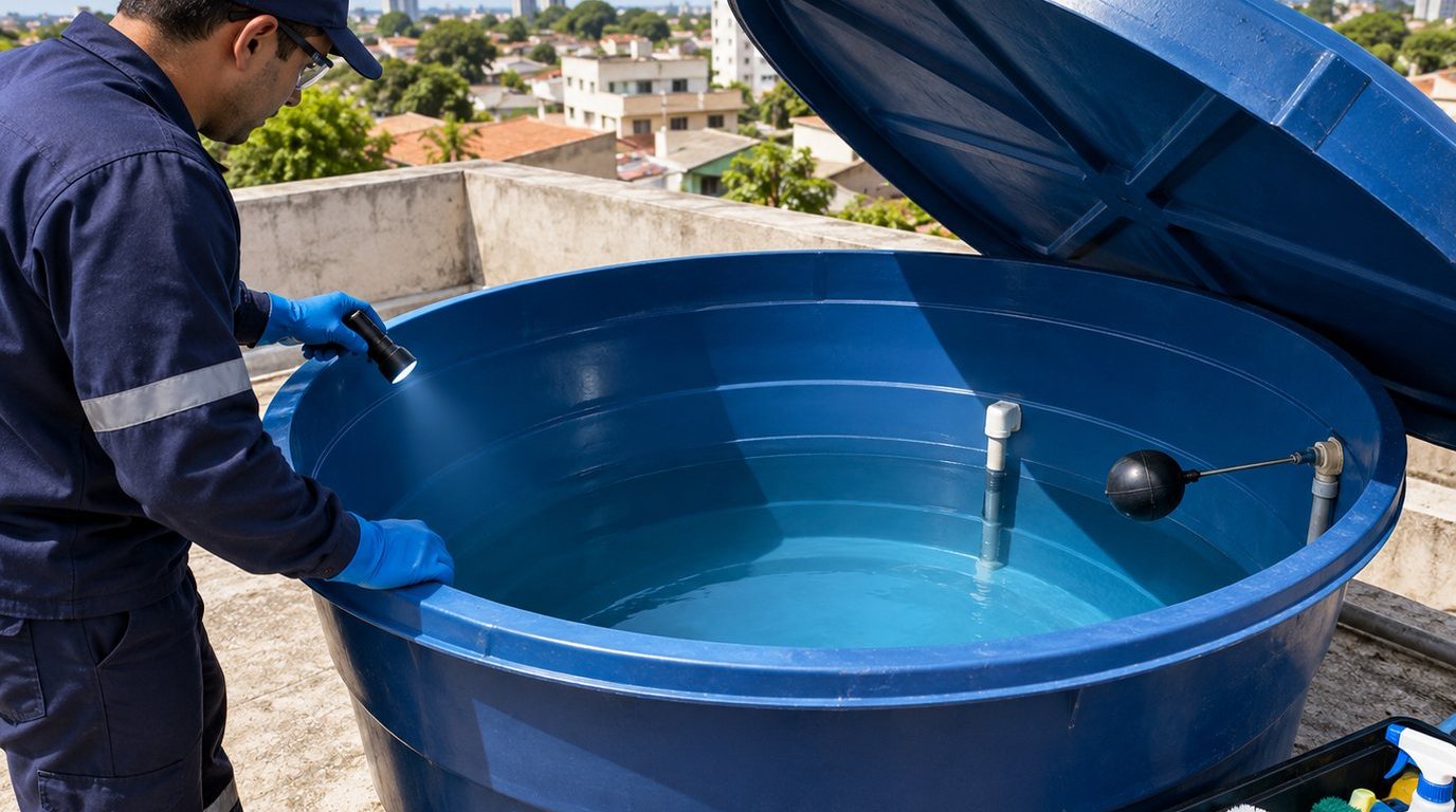 Caça Vazamento de Caixa d'Água em Uberaba‑MG