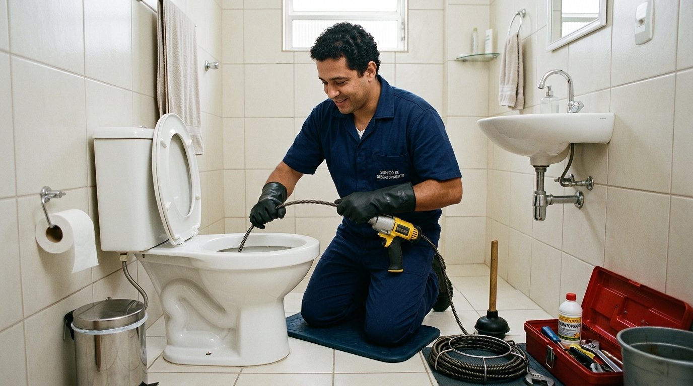 Manutenção no Banheiro em Uberaba‑MG